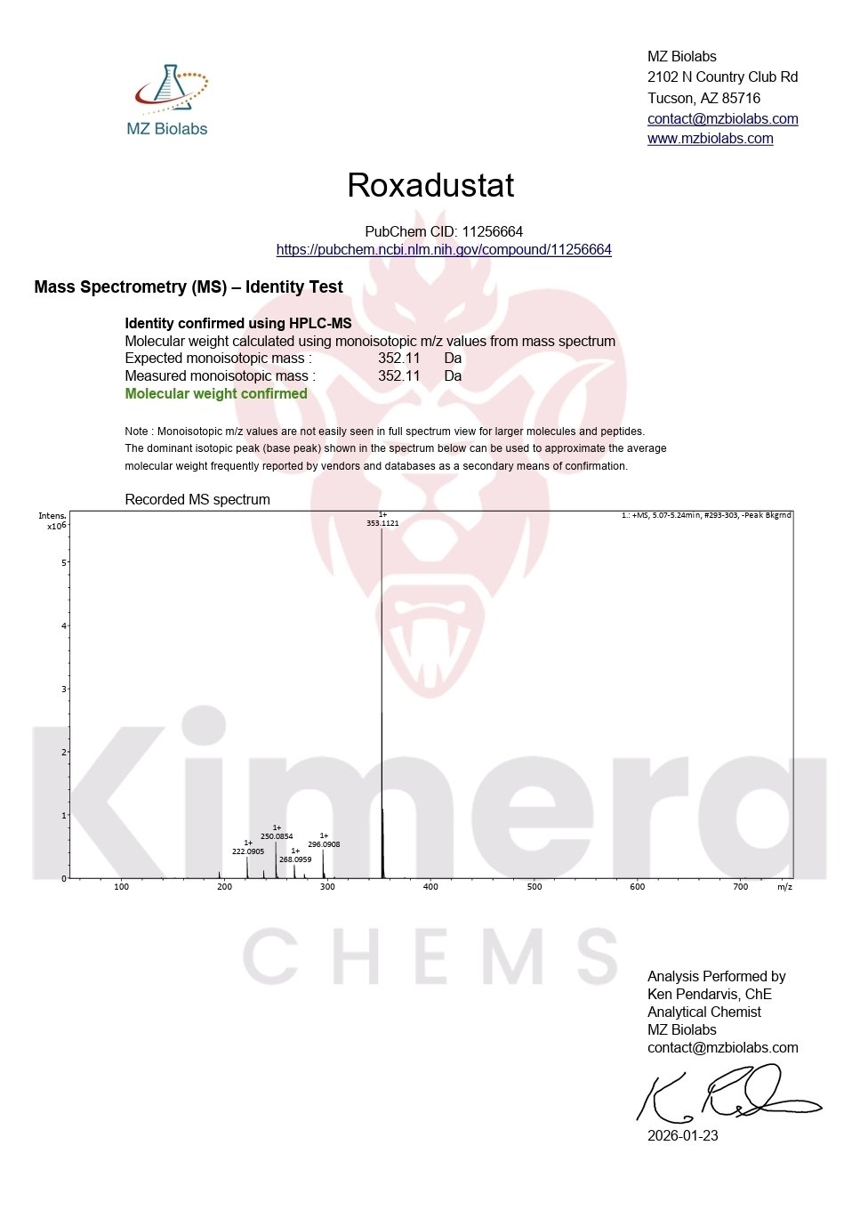 Roxadustat FG-4592 Roxadustat FG-4592