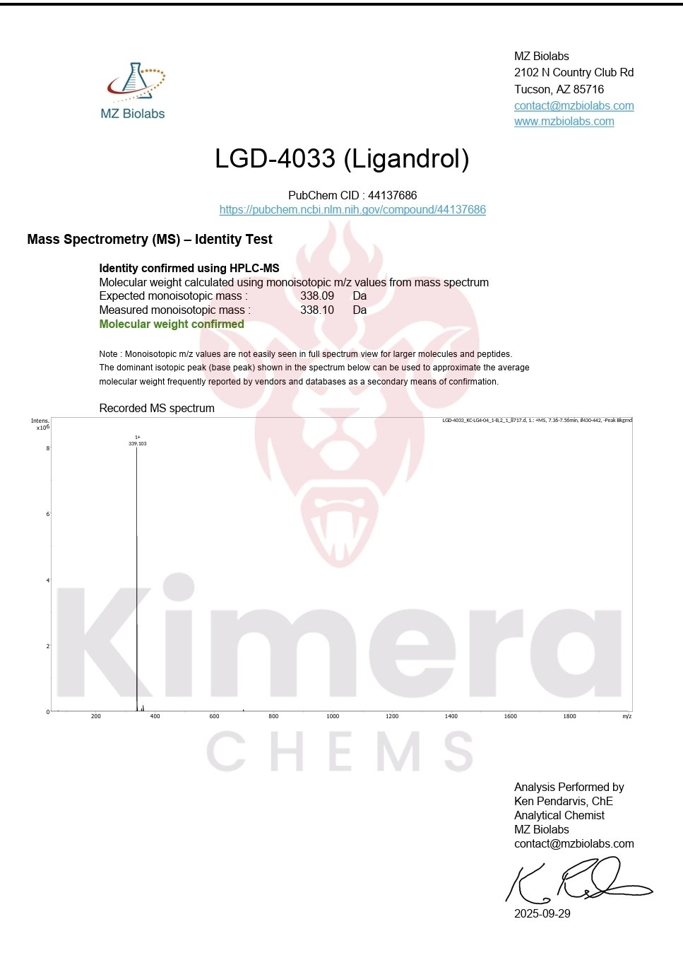 LGD-4033 (Ligandrol) LGD-4033 (Ligandrol)