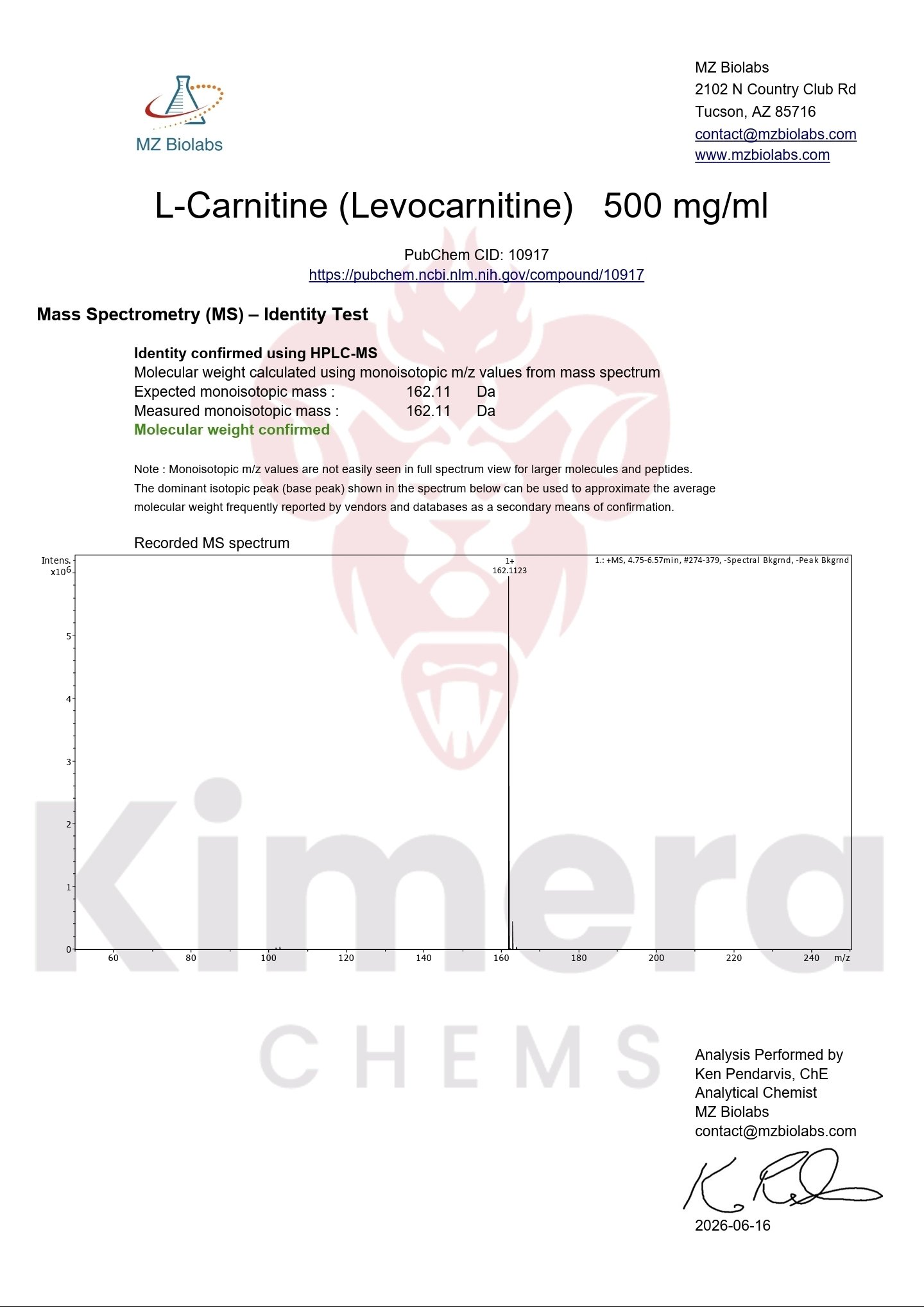 L-Carnitine L-Carnitine