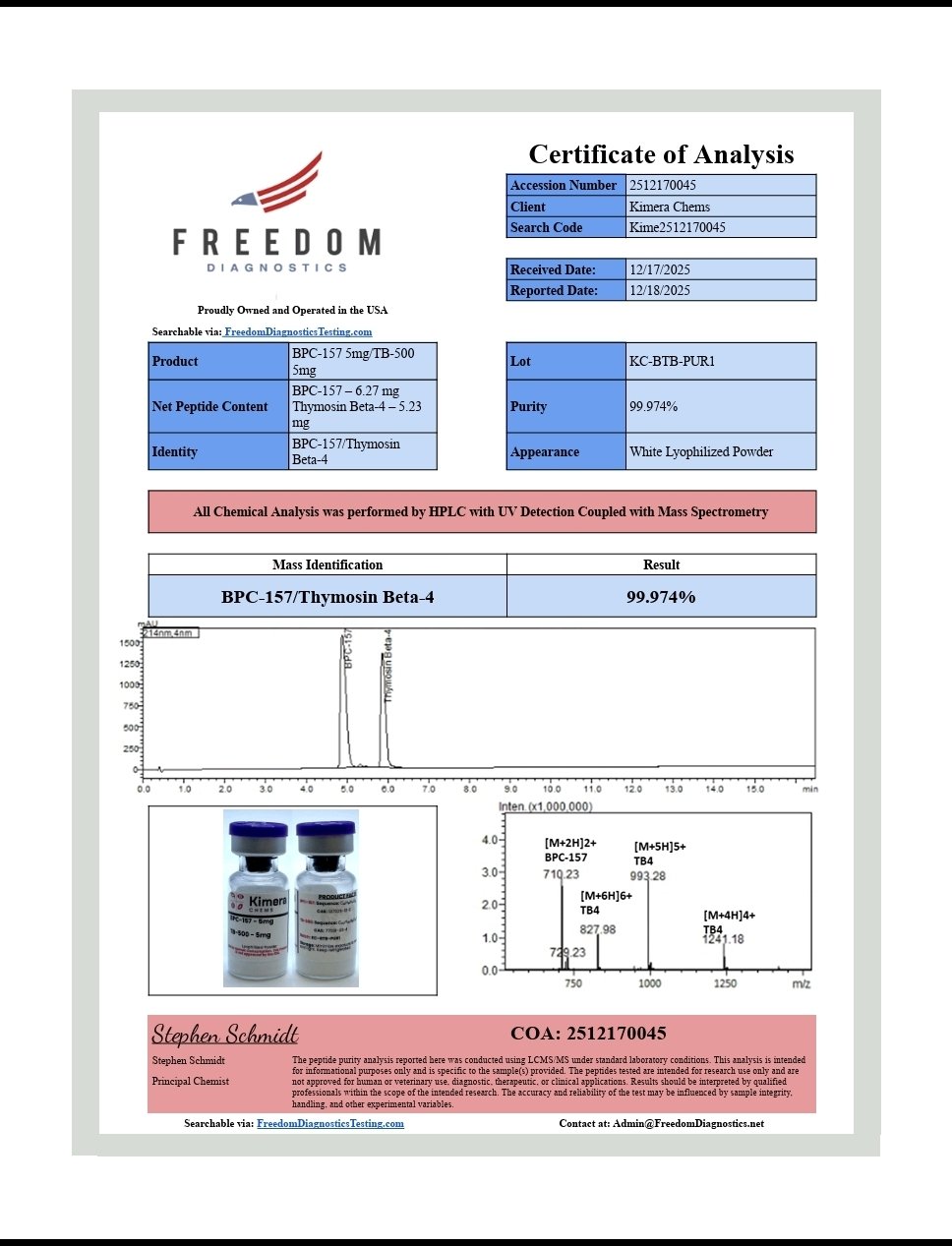 BPC-157/TB-500 Blend BPC-157/TB-500 Blend