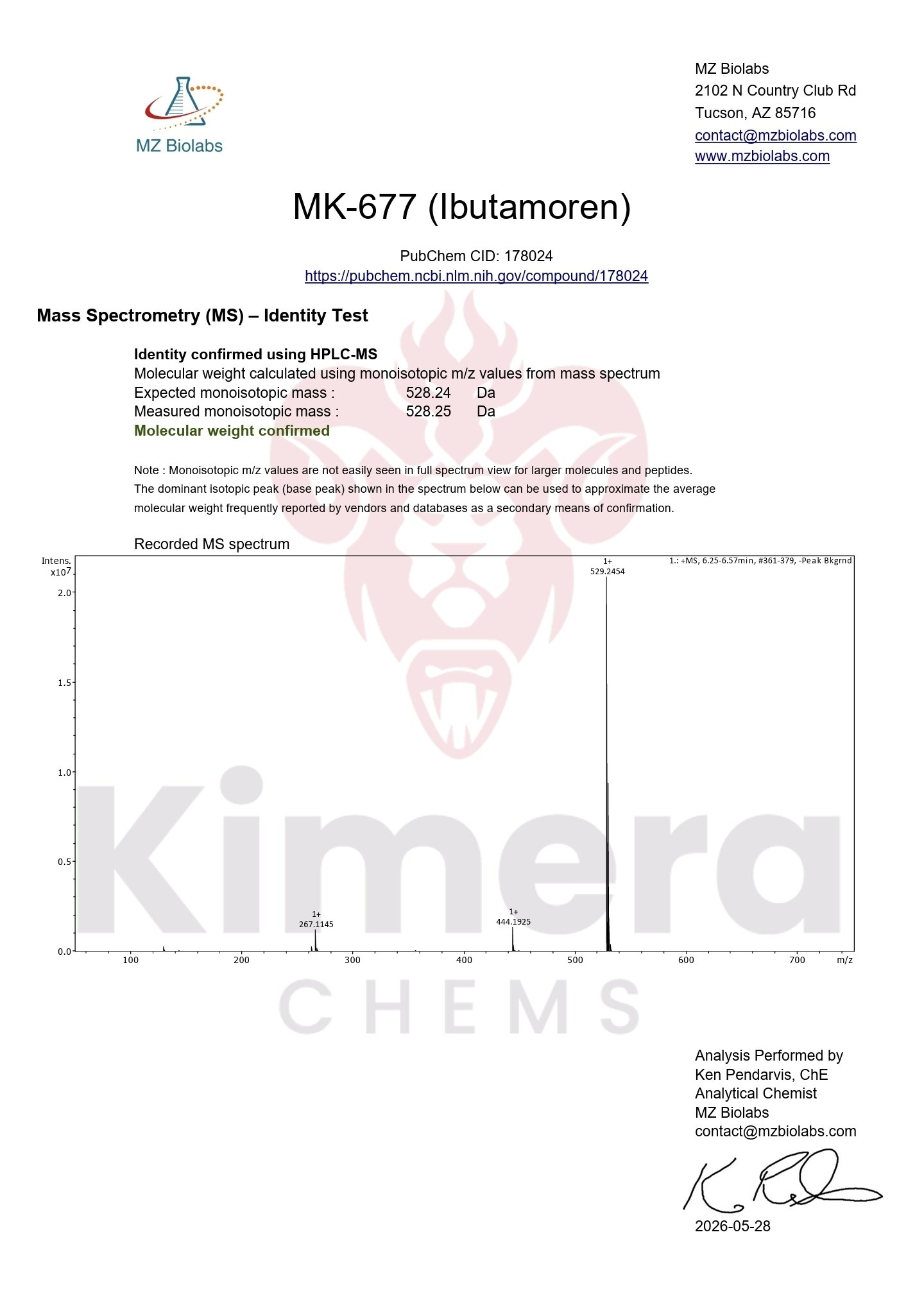 MK-677 (Ibutamoren) MK-677 (Ibutamoren)