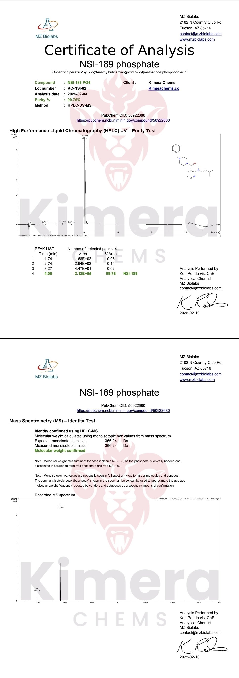 NSI-189 Phosphate NSI-189 Phosphate